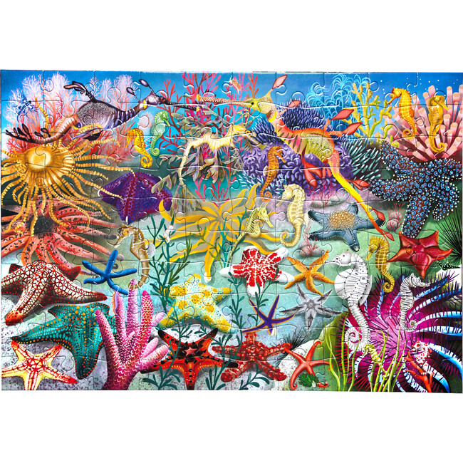 100 Piece Puzzle: Seahorses, Sea Stars & Sea Slugs - Puzzles - 3