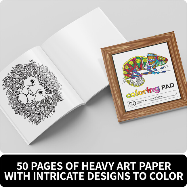 Kits For Kids: Creative Coloring - 50 Coloring Pages, Coloring Activity Art Set - Arts & Crafts - 5
