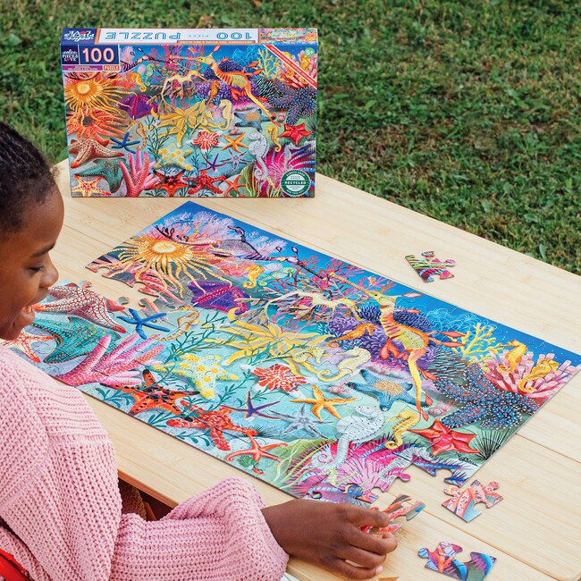 100 Piece Puzzle: Seahorses, Sea Stars & Sea Slugs - Puzzles - 4