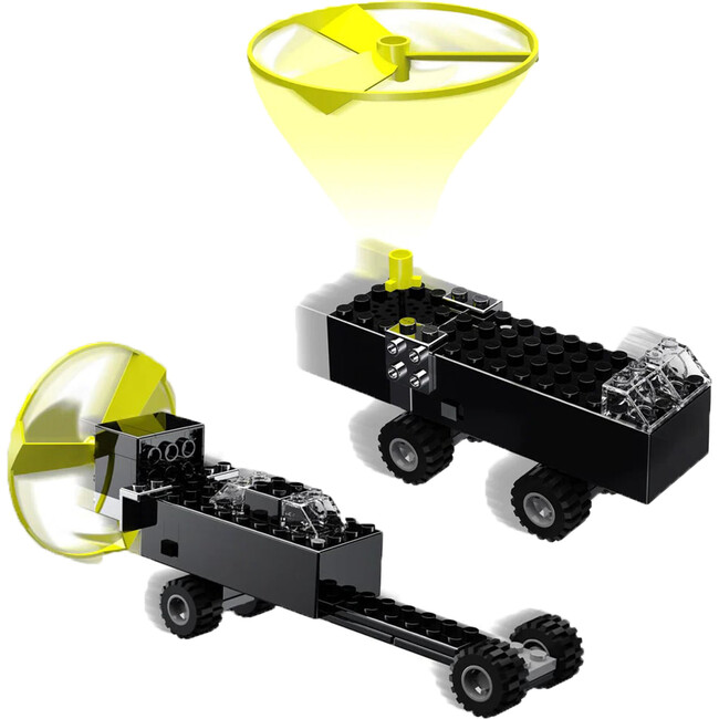 E-Blox: Power Blox: 10-In-1 Electric Crazy Action Racers - 24pcs - STEM Toys - 1