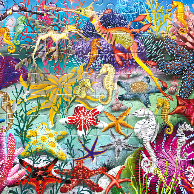 100 Piece Puzzle: Seahorses, Sea Stars & Sea Slugs - Puzzles - 7
