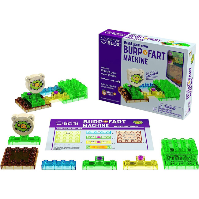 E-Blox: Circuit Blox: BYO Burp 'N Fart Machine - Build Your Own - STEM Toys - 1