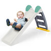 Dolu: Children's Slide - White, Grey, Green - Waterslide Hose Attachment - Outdoor Games - 2 - thumbnail