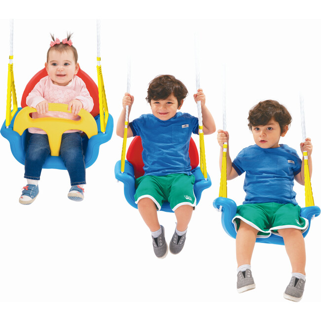 Deluxe 3-in-1 Childrens Safety Swing - Kids Swings - 2