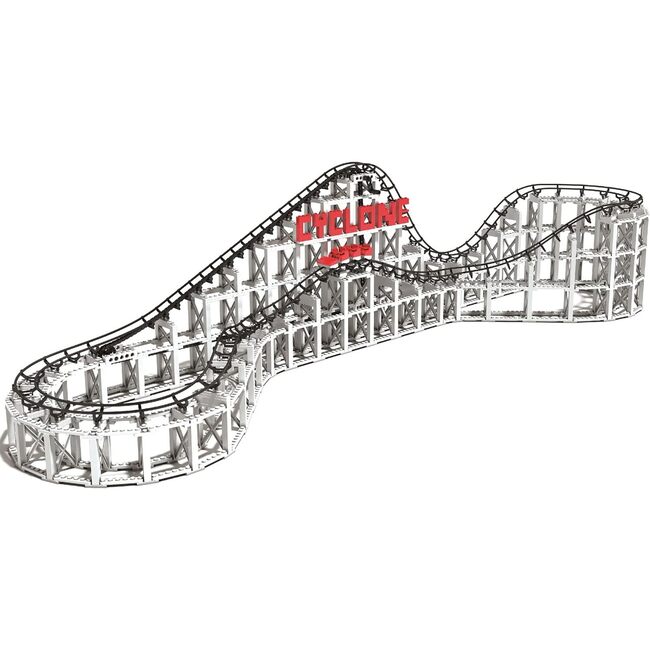 Cyclone Roller Coaster Building Set - 900+ Pieces