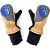 Magic Mittens: Waterproof Toddler Winter Mittens w/ Color Change Patch- Brown & Blue - Gloves - 2