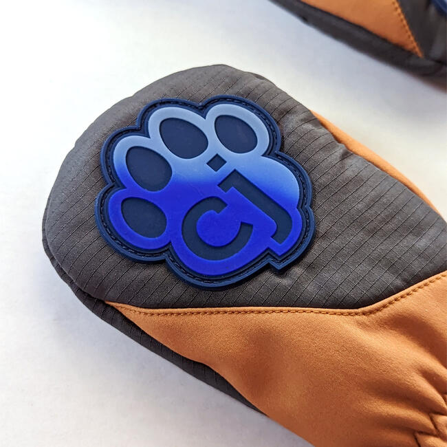 Magic Mittens: Waterproof Toddler Winter Mittens w/ Color Change Patch- Brown & Blue - Gloves - 4