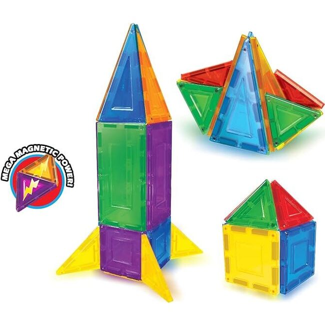 Magrific 3D Magnetic Tiles Magnetic Toy Set (28-Piece) Cra-Z