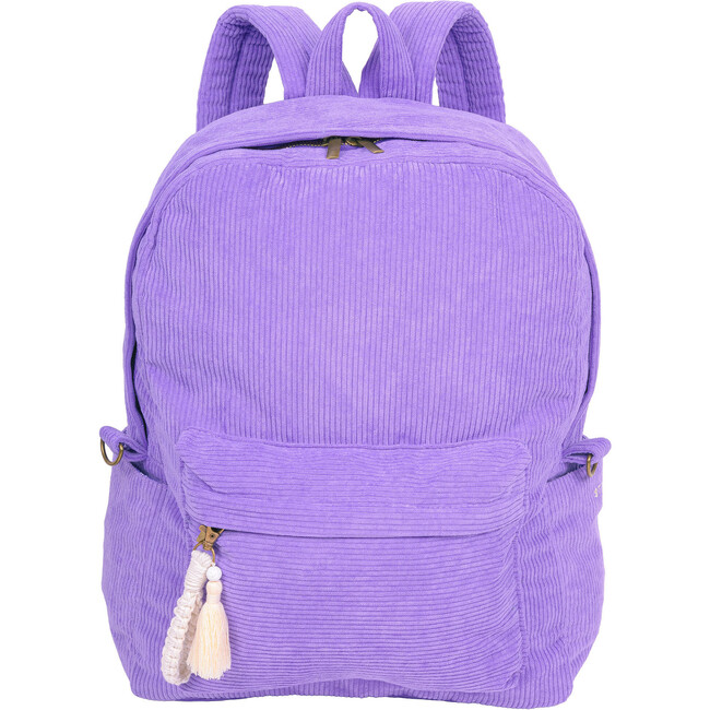Style.Lab: Billie Corduroy Backpack - Periwinkle - Costume Accessories - 1