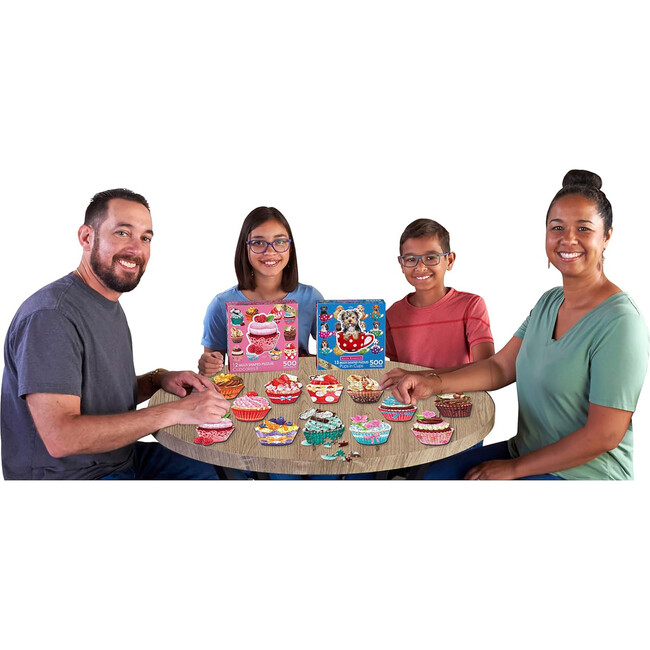 RoseArt: Mini-Shaped: Cupcakes II - 500 Piece Puzzle - Puzzles - 7