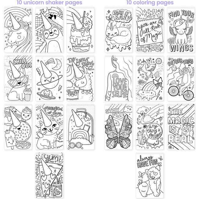 Sketch Portfolio Set: Unicorn Fantasy - Arts & Crafts - 5