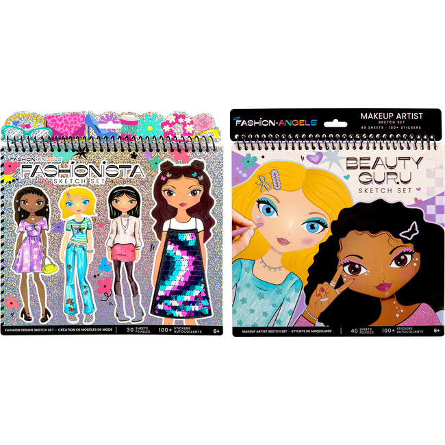 Sketch Portfolio Bundle: Fashionista & Beauty Guru
