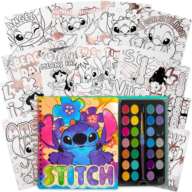 Disney Stitch: Watercolor Poster Set