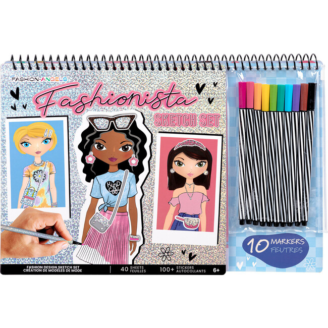 Sketch Portfolio & Markers Set: Fashionista - Arts & Crafts - 2