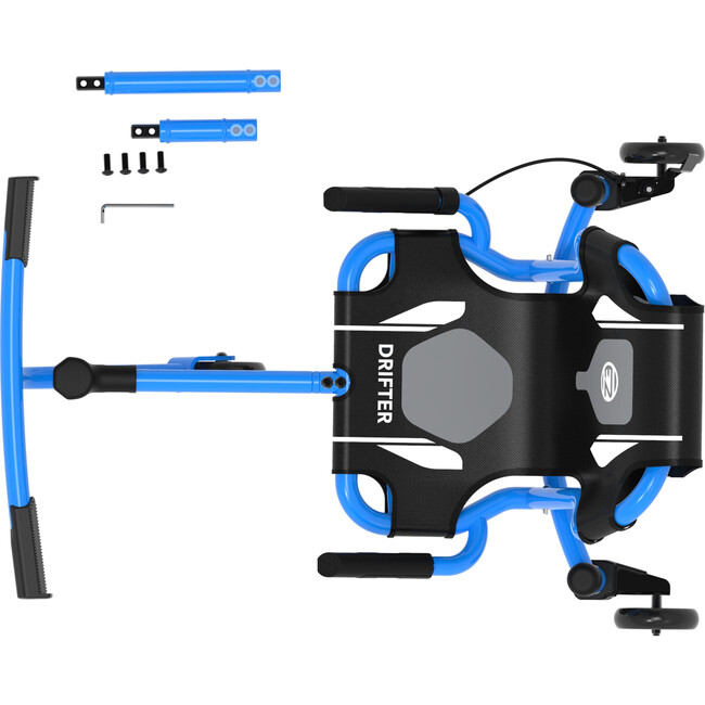 EzyRoller: Drifter X - Blue - Ride-On Scooter, Adults & Kids Ages 6+