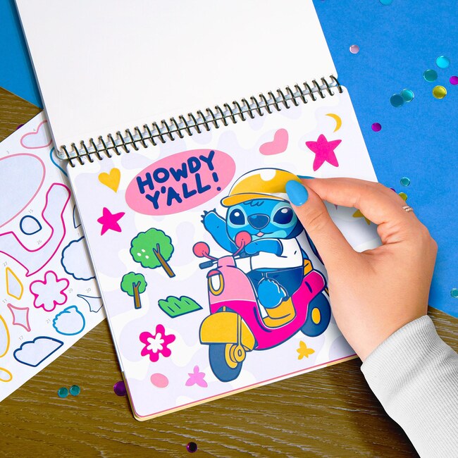 Disney Stitch: Sticker By Number Portfolio Set - Arts & Crafts - 5