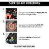 Brea Reese: Scratch Art Paper Pad - Mystical - 12 Designs - Arts & Crafts - 3