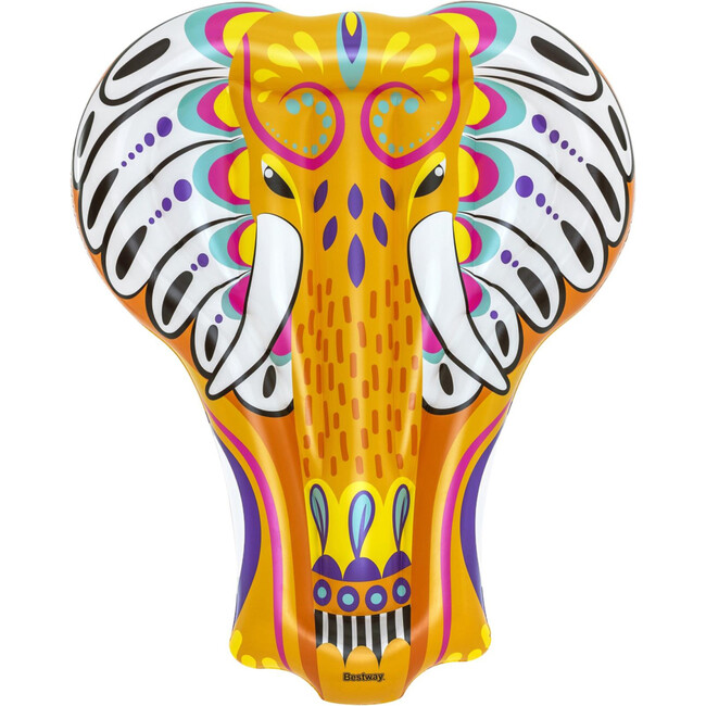 69" x 56"  Flirty Fiesta Elephant Island Inflatable Raft Float - Pool Floats - 1