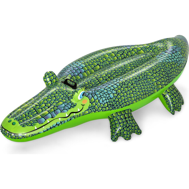 60" x 28" Buddy Croc Ride-On - Inflatable Crocodile Water Float