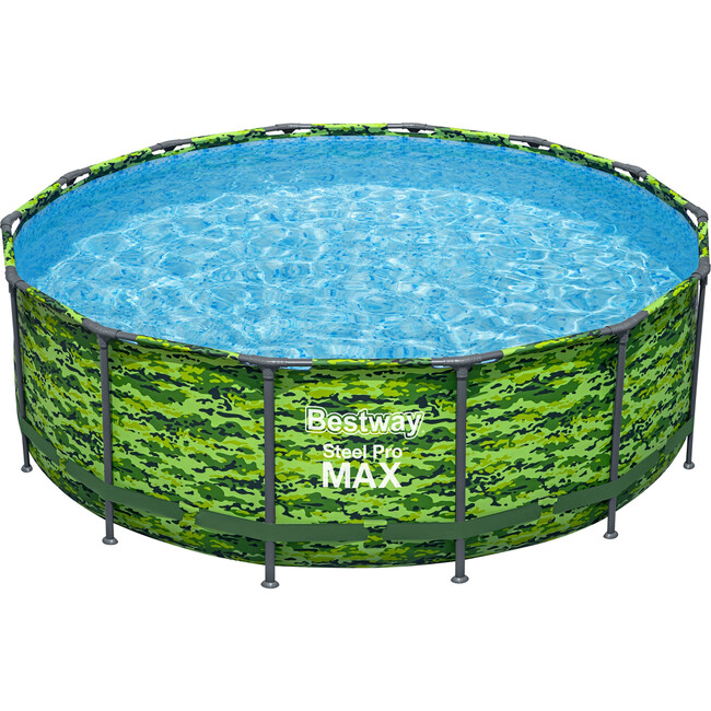 Steel Pro Max 14'x48" Camo Pool Set - Pool Accessories - 1