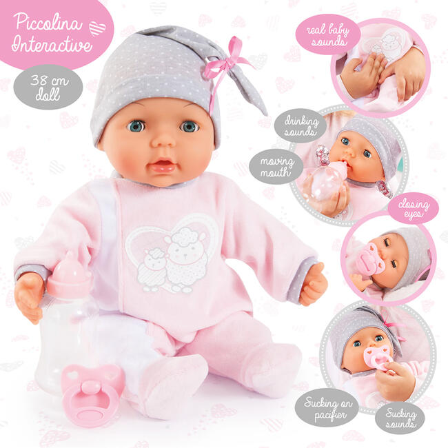 My Piccolina 15"  Interactive Baby Doll