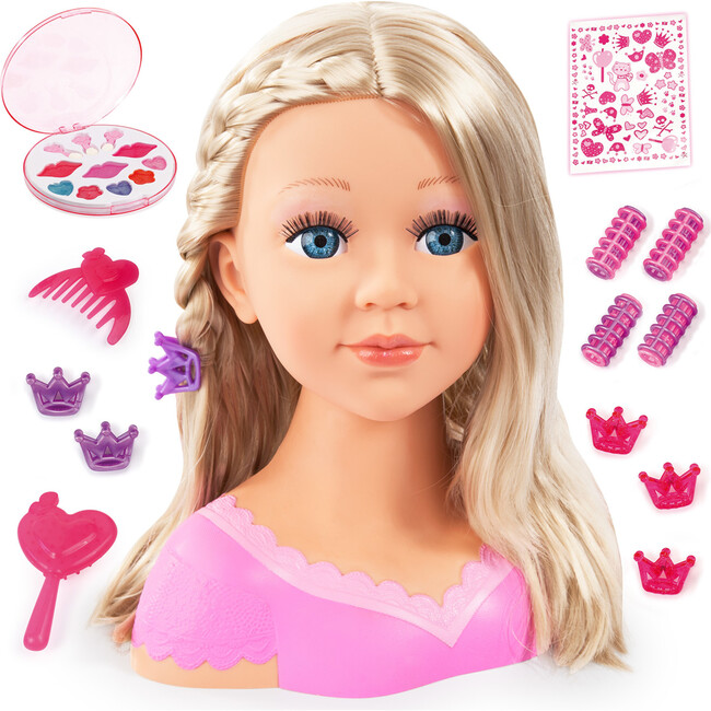 Charlene Super Model Blonde Styling Head w/ Makeup