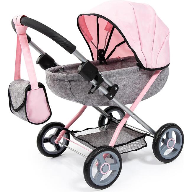 4-in-1 Toy Baby Doll Pram Stroller Cosy Set - Doll Accessories - 4