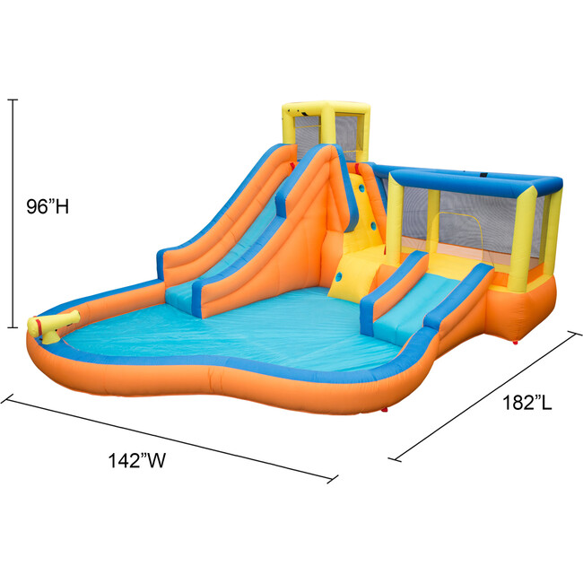 Inflatable Slide 'N Bounce Spash Park Water Park - Lawn Water Slides - 7