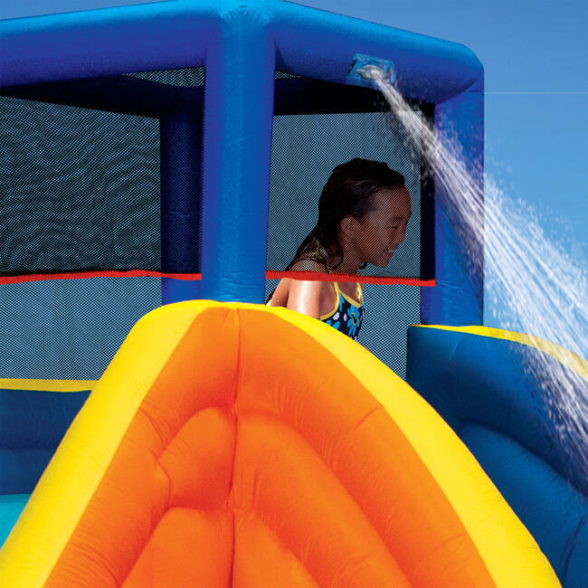 Sidewinder Falls Inflatable Water Park with Slide and Water Cannons - Lawn Water Slides - 7