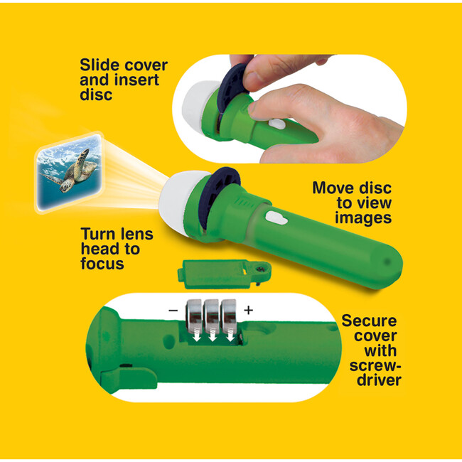 Sea Creatures Flashlight and Projector - Tech Toys - 2