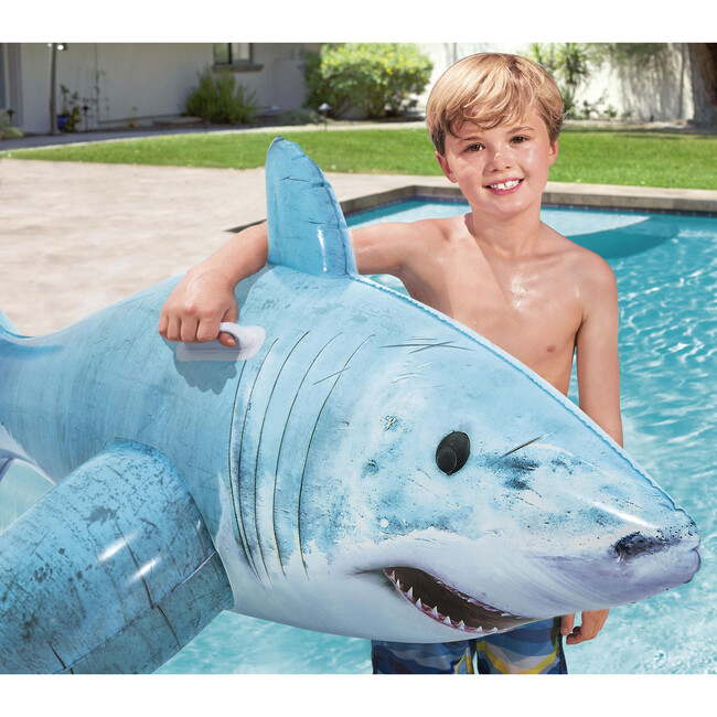 H2OGO! Ride-On Float: Realistic Shark - Pool Floats - 3