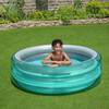 H2OGO! Big Metallic 3-Ring Inflatable Play Pool - 5’7” Diameter - Outdoor Games - 4