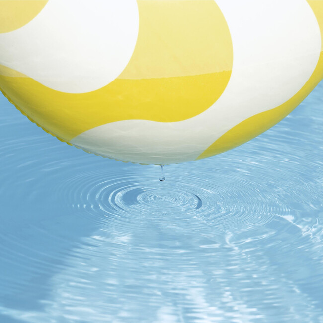 Comfort Plush: Baby Float - Yellow Wavy Square - Pool Floats - 5