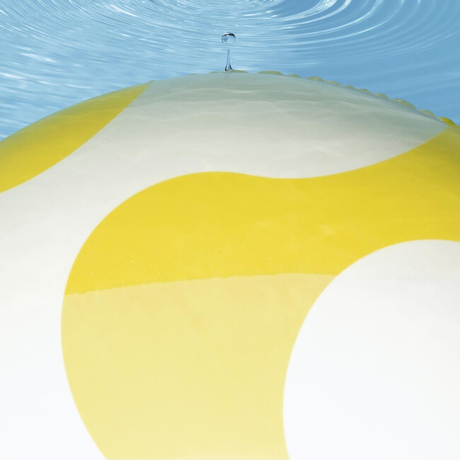 Comfort Plush: Baby Float - Yellow Wavy Square - Pool Floats - 6