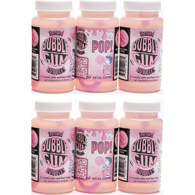 6 Pack Bubble Love Bubblegum Scented Bubbles - Arts & Crafts - 1