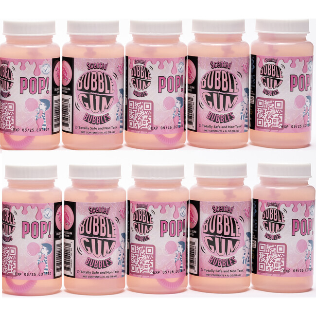 10 Pack Bubble Love Bubblegum Scented Bubbles
