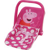 Peppa Pig Baby Doll Car Seat, Pink & White Dots - Doll Accessories - 1 - thumbnail