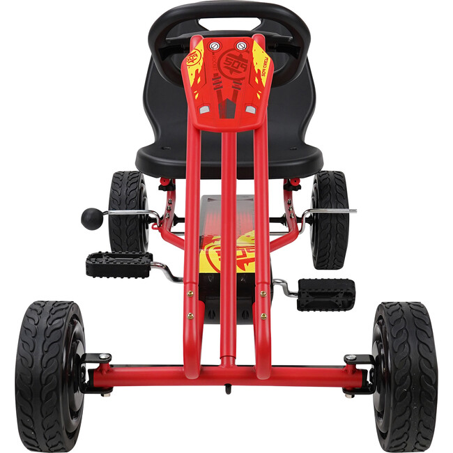 Rocket Pedal Go Kart, Red - Outdoor Games - 2