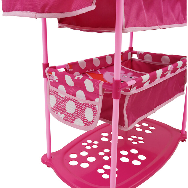 Peppa Pig Doll Twin Care Station - Pink & White Dots