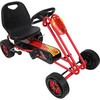 Rocket Pedal Go Kart, Red - Outdoor Games - 3