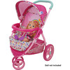 Baby Alive Doll Jogging Stroller - Pink & Rainbow - Doll Accessories - 5
