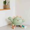 Dinosaur Handcrafted Rattan Storage Basket, Green, Medium - Storage Baskets - 2