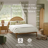Bondi Cane Full Bed in Honey - Beds - 3
