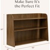Melo Montessori-Inspired Bookcase in Natural Walnut - Storage - 5