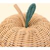 Apple Handcrafted Rattan Decor Basket - Small, Natural - Storage Baskets - 9