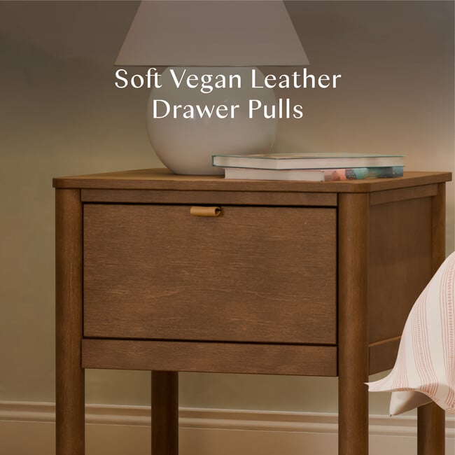 Bondi Nightstand, Assembled in Natural Walnut - Nightstands - 3
