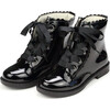 Josephine Scallop Boot,  Black - Boots - 1 - thumbnail
