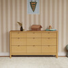 Bondi 9-Drawer Assembled Dresser in Honey - Dressers - 2