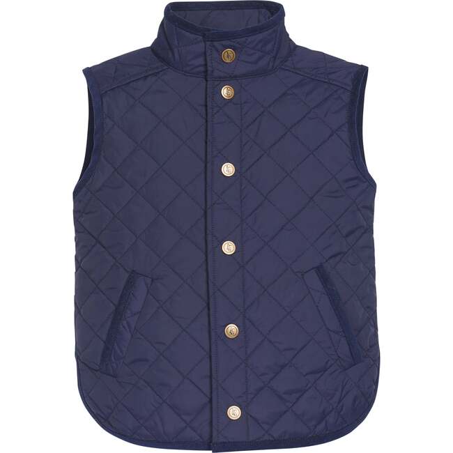 Classic Quilted Vest, Navy