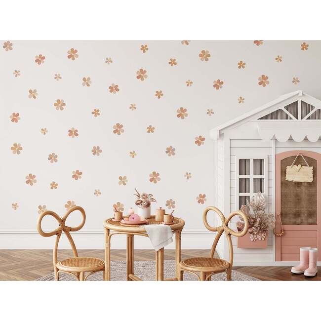 Peel & Stick Fabric Wall Stickers, Flowers - Wall Décor - 2